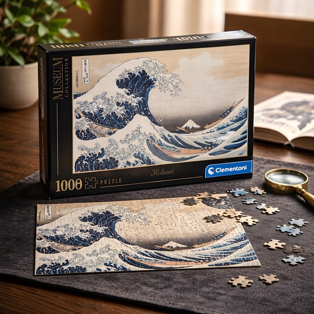 Clementoni Museum Collection Katsushika Hokusai The Great Wave 1000 Piece Puzzle